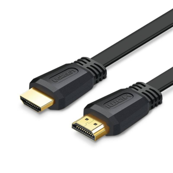 Przewód kabel HDMI płaski, UGREEN ED015, 4K, 3m (czarny)